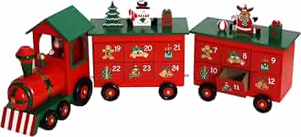 Amazon.com: PIONEER-EFFORT Christmas Wooden Advent Calendar